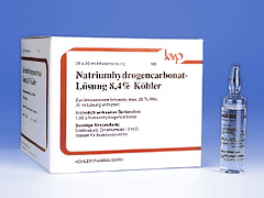 NATRIUMHYDROGENCARBONAT-LÖSUNG 8,4 % KÖHLER – INFUSIONSLÖSUNG