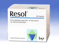 RESOL® – KAPSELN MIT RESVERATROL AUS WEINTRAUBENEXTRAKT