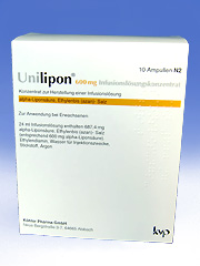 UNILIPON® 600 MG – INFUSIONSLÖSUNGSKONZENTRAT