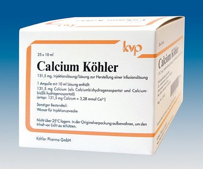 Faltschachtel Calcium Köhler