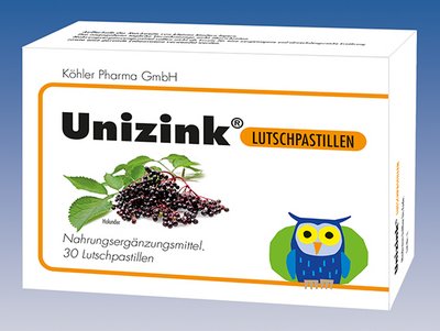 Bild Unizink® Lutschpastillen-Packung