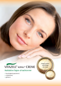 Broschüre Vitazell Köhler Creme