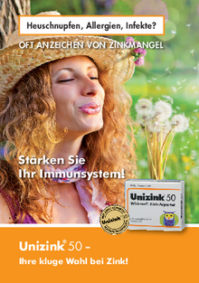 Broschüre Unizink50 - Heuschnupfen