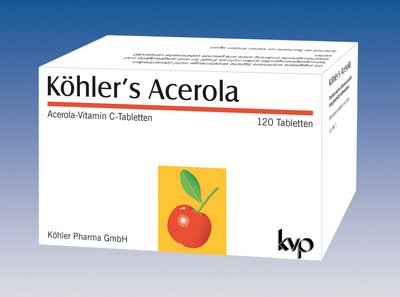 Faltschachtel Köhler's Acerola